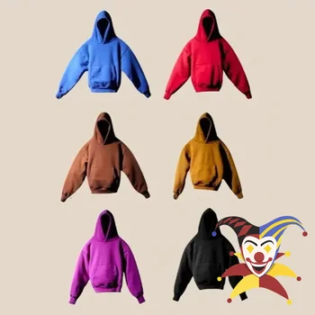 Kanye West Tour Hoodie ผู้ชายผู้หญิงขนแกะ Season 6 Hoodie ผ้าหนา Hooded Ye เสื้อคอปกแท็กกระเป๋า Pullovers