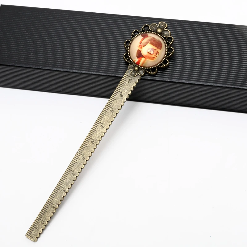 Metal Vintage Retro Bookmark Ruler Beuatiful Picture Vintage Bookmark Ruler