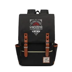 Supernatural Winchester School Bags studenti zaini per Laptop donna uomo borse da viaggio zaino per adolescenti zaino per College Unisex