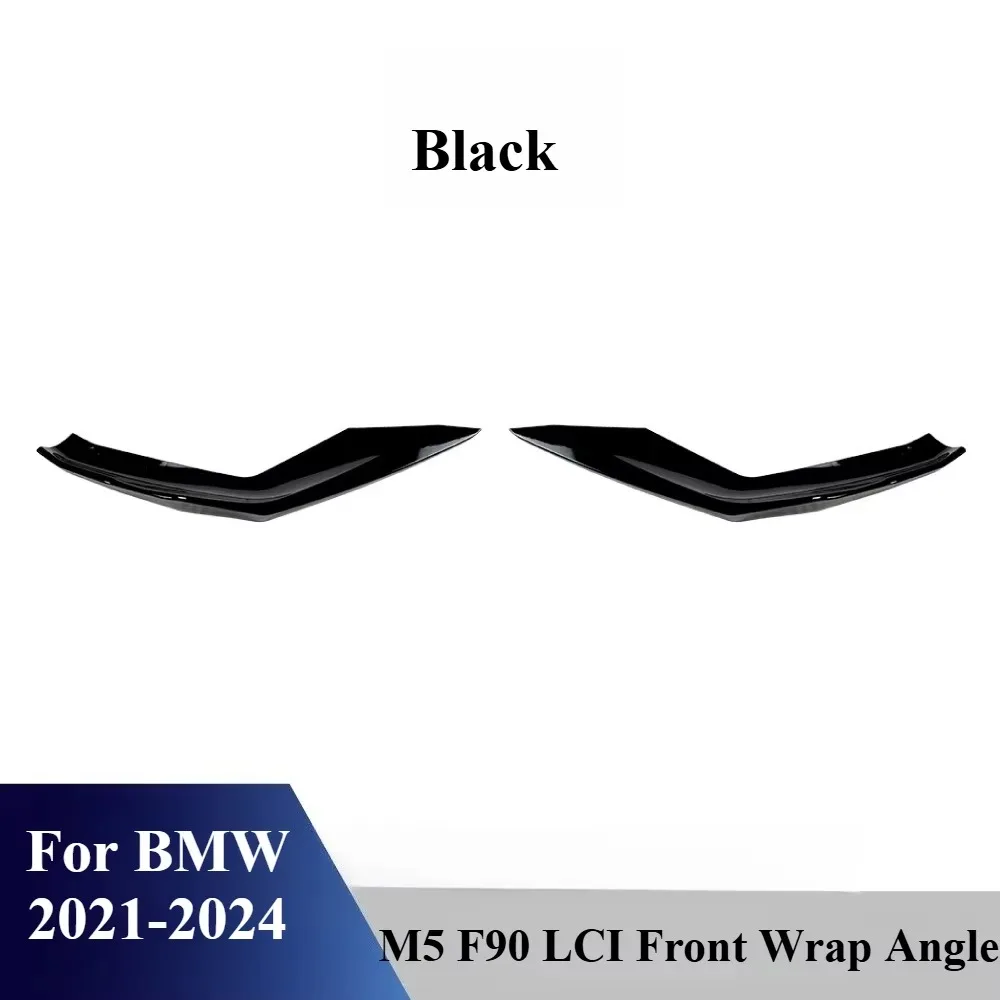 

Para BMW 5 Series F90 M5 LCI 2021-2024 alerón delantero divisor parachoques esquina cuerpo Kit Exterior actualización modificaci