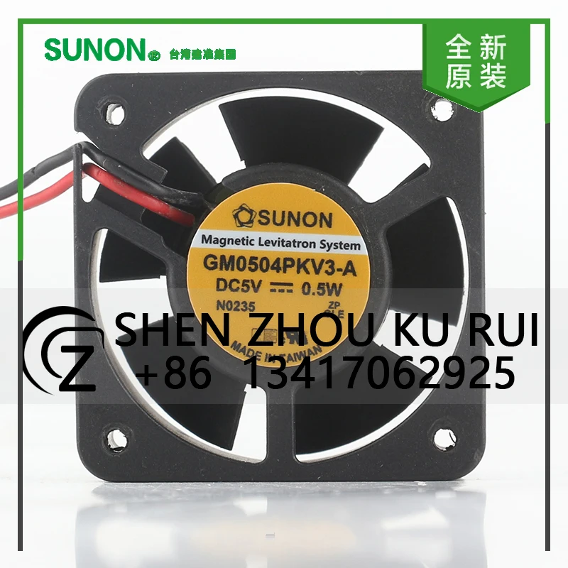 

New Sunon 12V 24V 48V DC 5V 0.5W AC EC 4020 40X40X20MM 4CM switch Magnetic suspension silent two-wire GM0504PKV3-A cooling fan