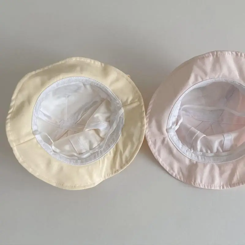 

Q22D Casual Wear Hat Infant Fisherman Hat Infants Bear Fisherman Sun Hat Outdoor Sunshades Essential Brimmed Sun Bonnet