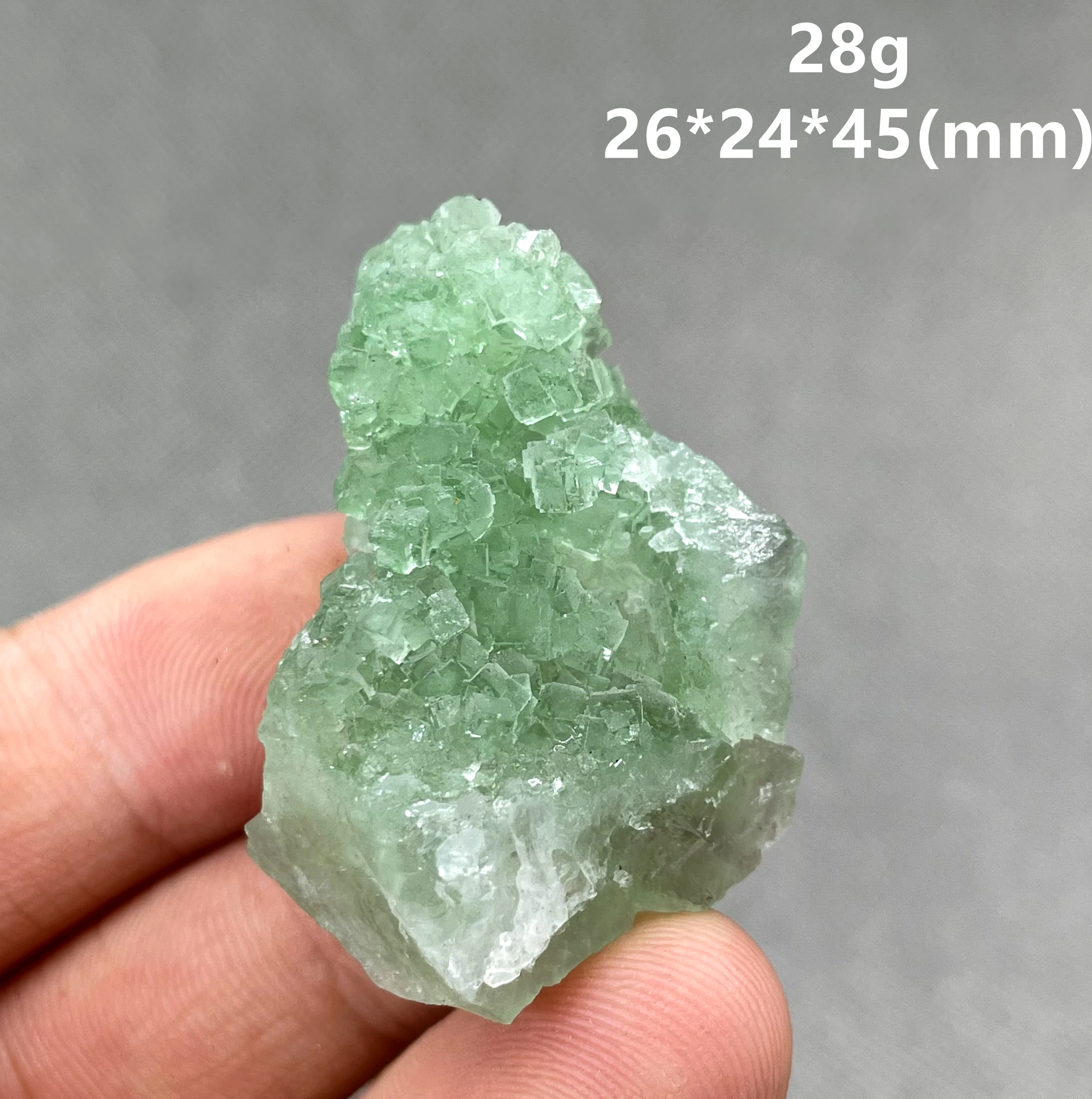 

NEW! 28g Natural rare Stepped green fluorite mineral specimens Stones and crystals Healing crystal