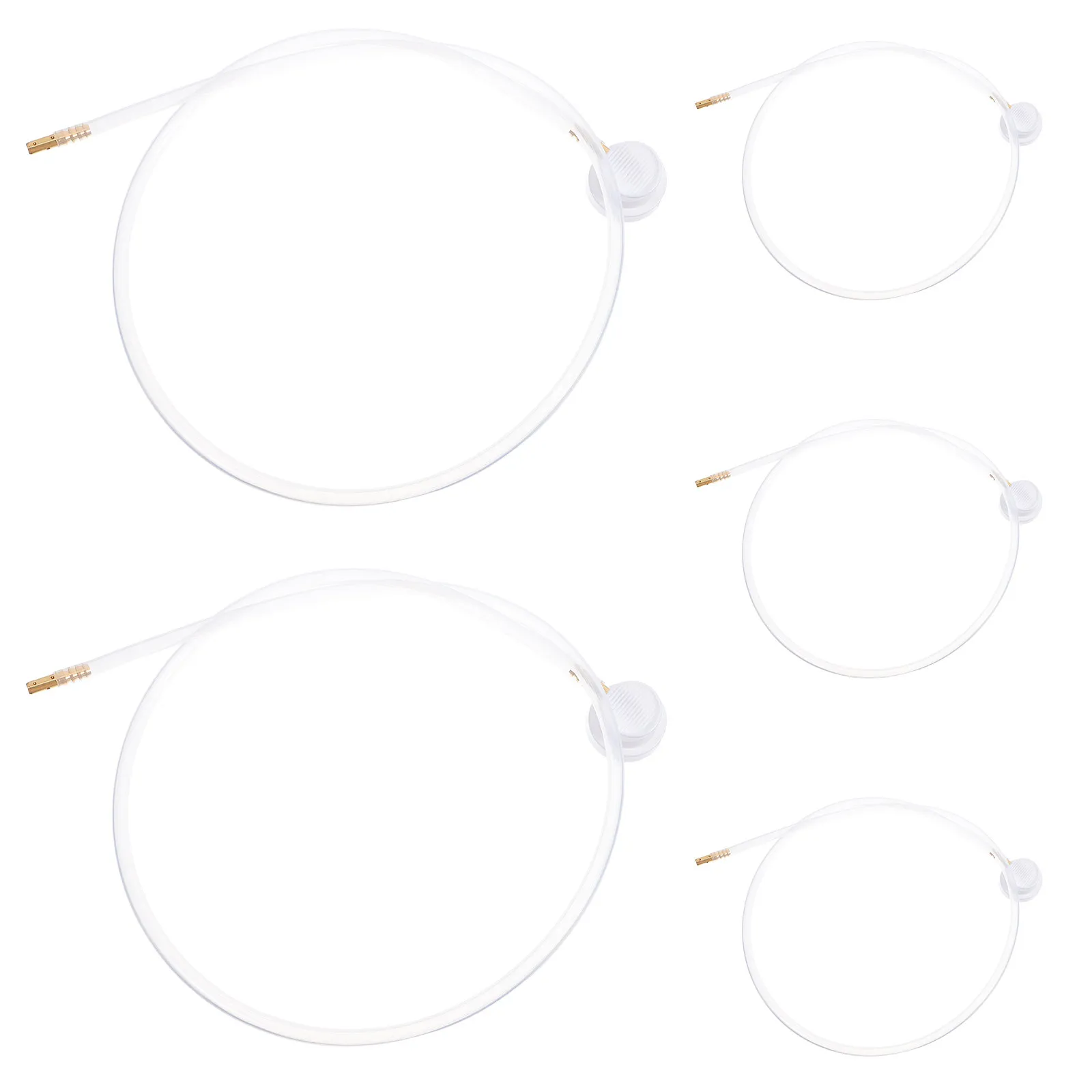 

Набор из 5 пластиковых удлинительных шлангов для чистки кондиционеров, для аэрозольных баллонов, для труднодоступных мест, универсальный распылитель