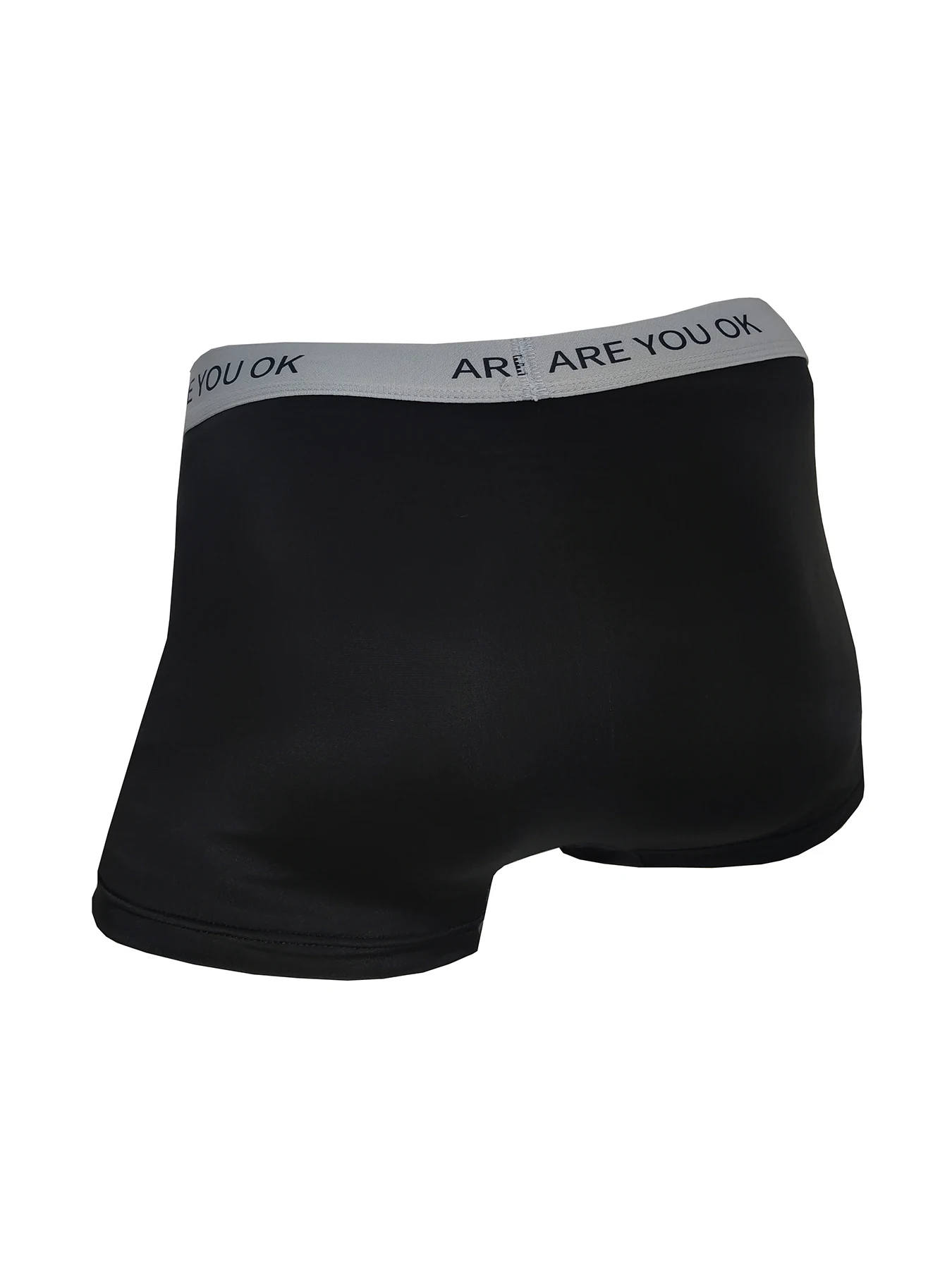 ملابس داخلية بوكسر رجالية بحزام خصر ممتع (عبوة من 5 قطع) ملابس داخلية حريرية متعددة الألوان قابلة للتنفس