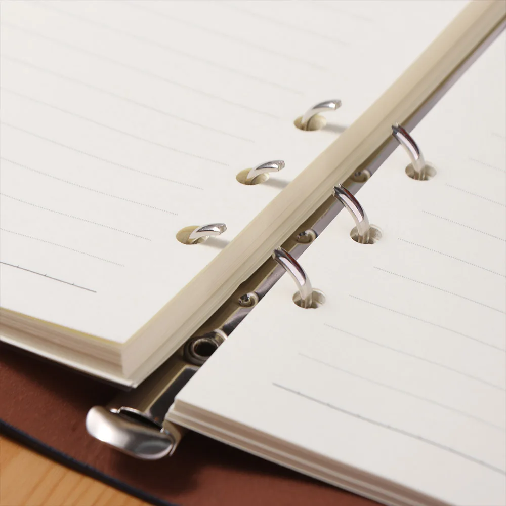 

80 Sheets A5 English Notepad English Horizontal Line Loose-leaf Notebook Wear-resistant Portable Handbook Stationery