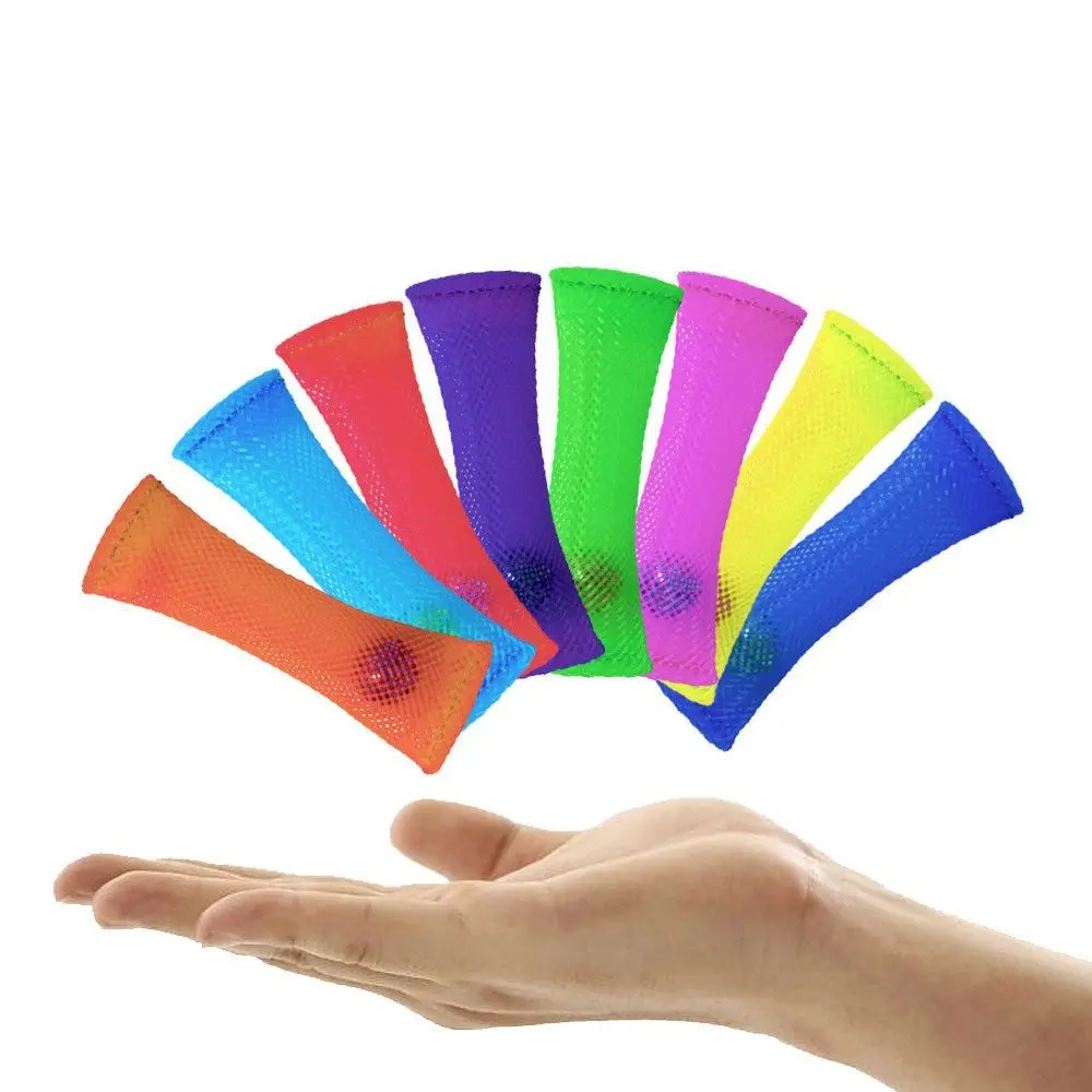 

1PC Autism and ADHD Adults Occupational Therapy Fidgets Hand Fidget Toys Braided Mesh Sensory Toys Increase Focus