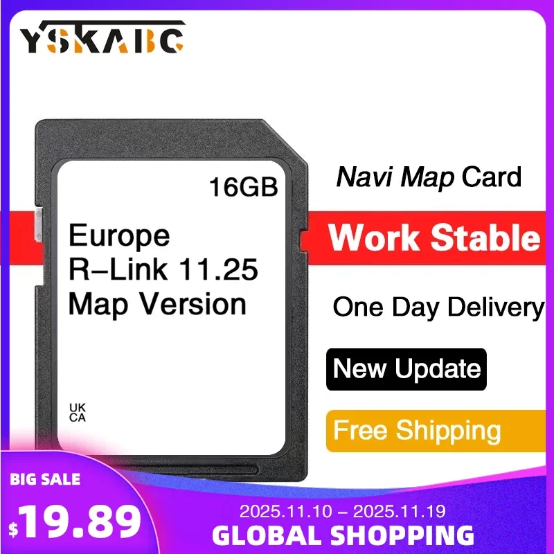 

SD Card R-Link 11.25 Carminat Sat Nav 2024 Maps GPS Navigation Europe UK 16GB for Renault Fluence Scenic Zoe