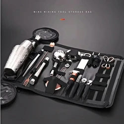 Professional Bartender Kit Bag Waterproof Bar Tools Storage Bag Cocktail Shaker Set Storage Organizer Portable Bar Accessories