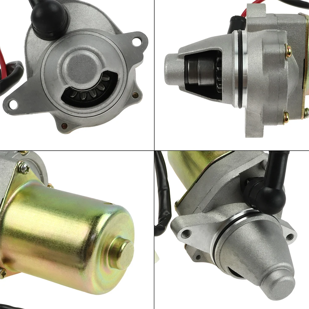 12V Starter Motor For Suzuki LT80 Lt 80 Quadsport 80 2X4 82cc Kawasaki KFX80 KSF80 80cc Engine ATV Heavy Duty Starter Motorcycle