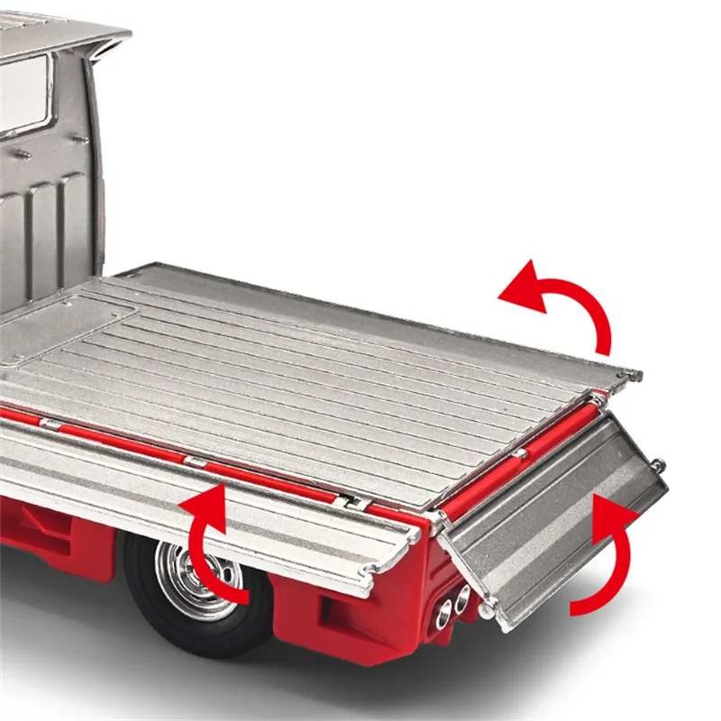 الخليج 1:24 سوزوكي ولينغ شاحنة نقل سبيكة معدنية دييكاست نموذج سيارة الكمبيوتر المضيف الديكور الداخلي الحلي هدايا العيد #5