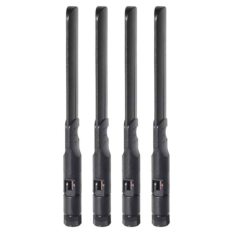 4PCS Dual Band Wifi Antenna 2.4Ghz 5Ghz 5.8Ghz 8Dbi MIMO RP-SMA Male Antenna For Wifi Router Wireless Network Card-N33R