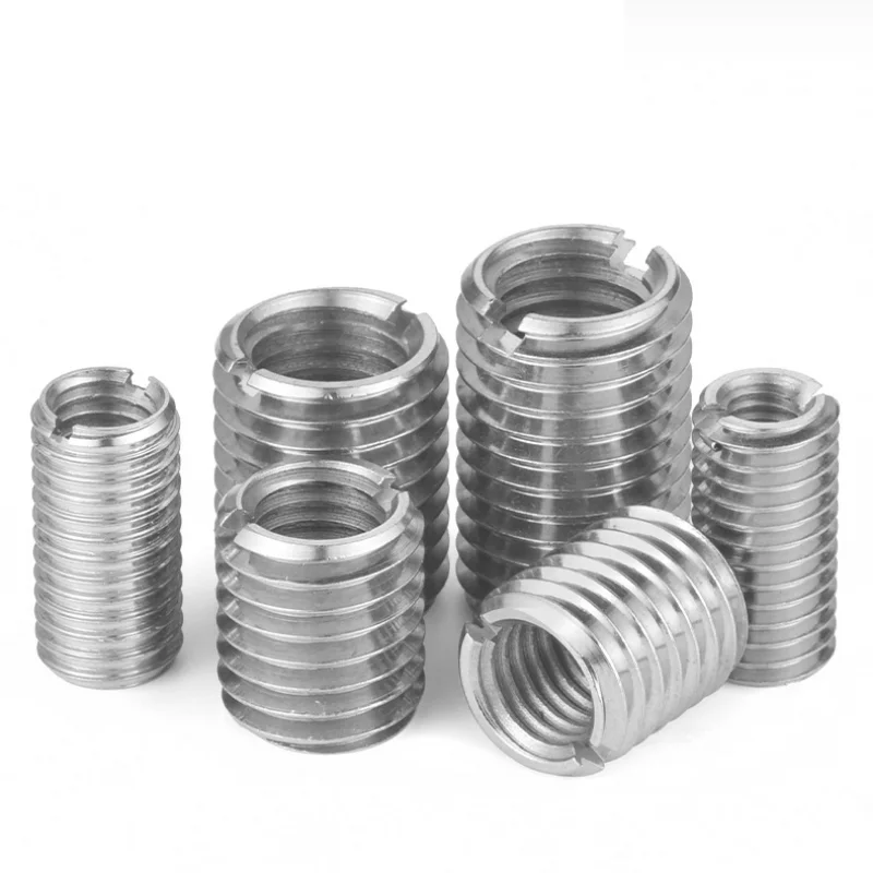 304 Stainless Insert Sleeve Nut M1.2-M12 Slotted Inside & Outside Thread Adapter Converter Coupler