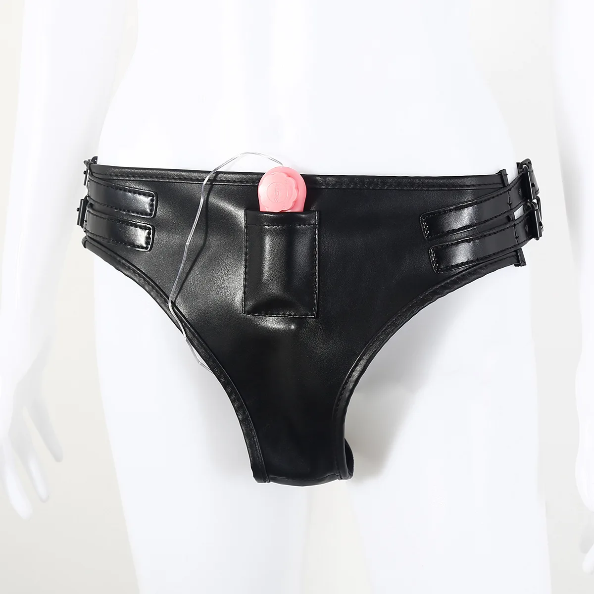 2026Silicone Butt Anal Plug Panties Penis Leather Vaginal Dildo Pants Chastity Belt SM Bondage Restraint Sex Product Vibrating