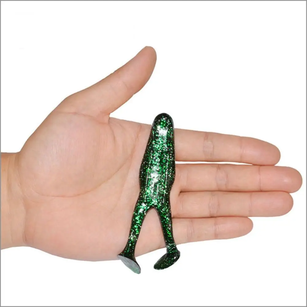 2PCS Silicone Soft Frog Fishing Lures 10.5cm/12g Jigging Lure Mini Soft Lure 3D Eyes Fishing Gear Product Fishing Tackle