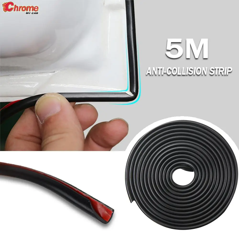 

Universal Car Door Edge Rubber Scratch Protector 5M Moulding Strip Protection Strips Sealing Anti-rub DIY Car-styling Cover