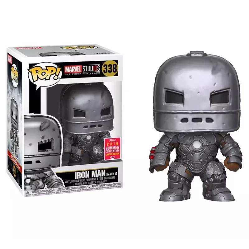 Funko POP Марвел Железный человек 338 # Марк I студии виниловые экшн-фигурки коллекционные модели игрушки