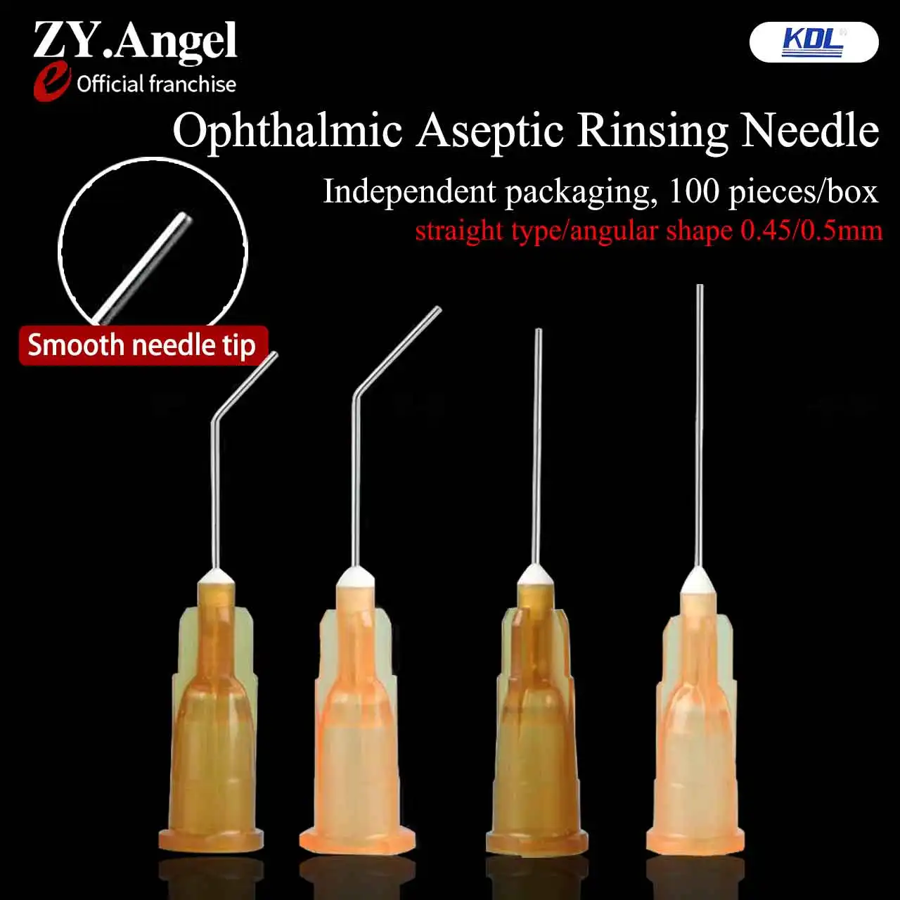 KDL Kangdelai Medical Disposable Sterile Lacrimal Tract Rinsing Needle Ophthalmic Oral Dental Nasal Tube Rinsing Device