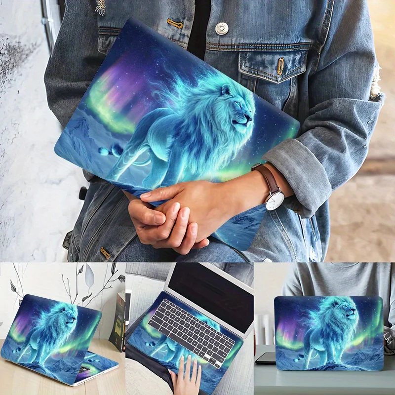 

3 pieces, 1 spare, don't worry about bad stickers, scratch-resistant laptop stickers - high quality PVC, self-adhesive and easy