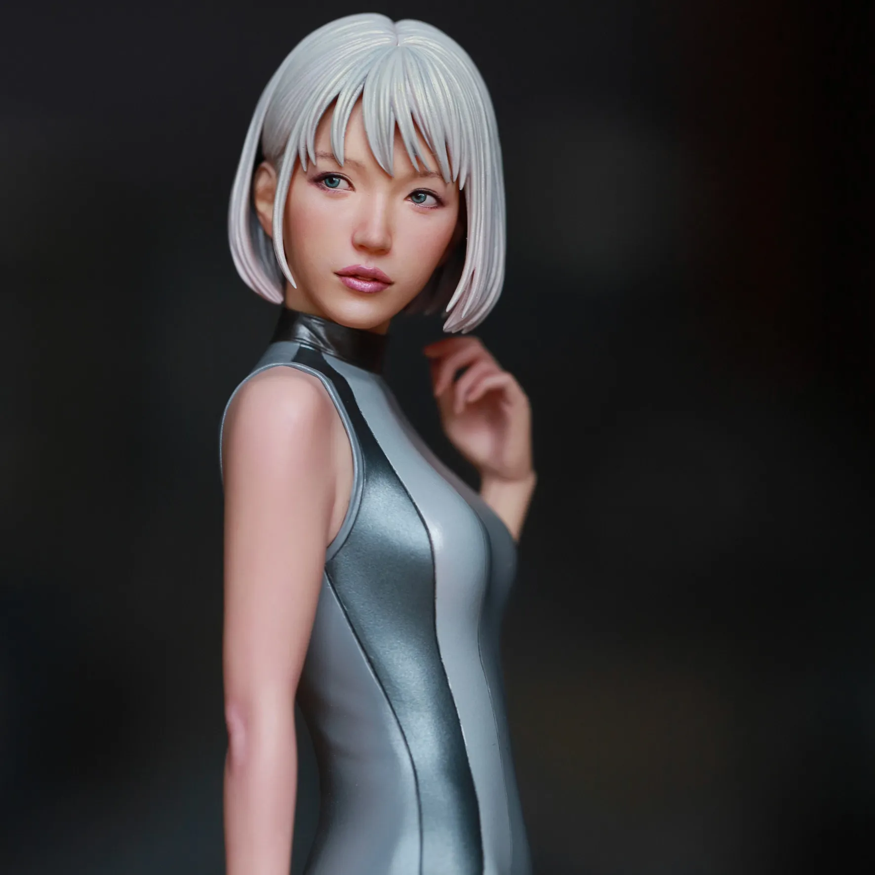 

1/8 Anime HQ08-04 Figures Resin GK DIY Manual White Assembly Model Statue Toys Doll Collection Gifts