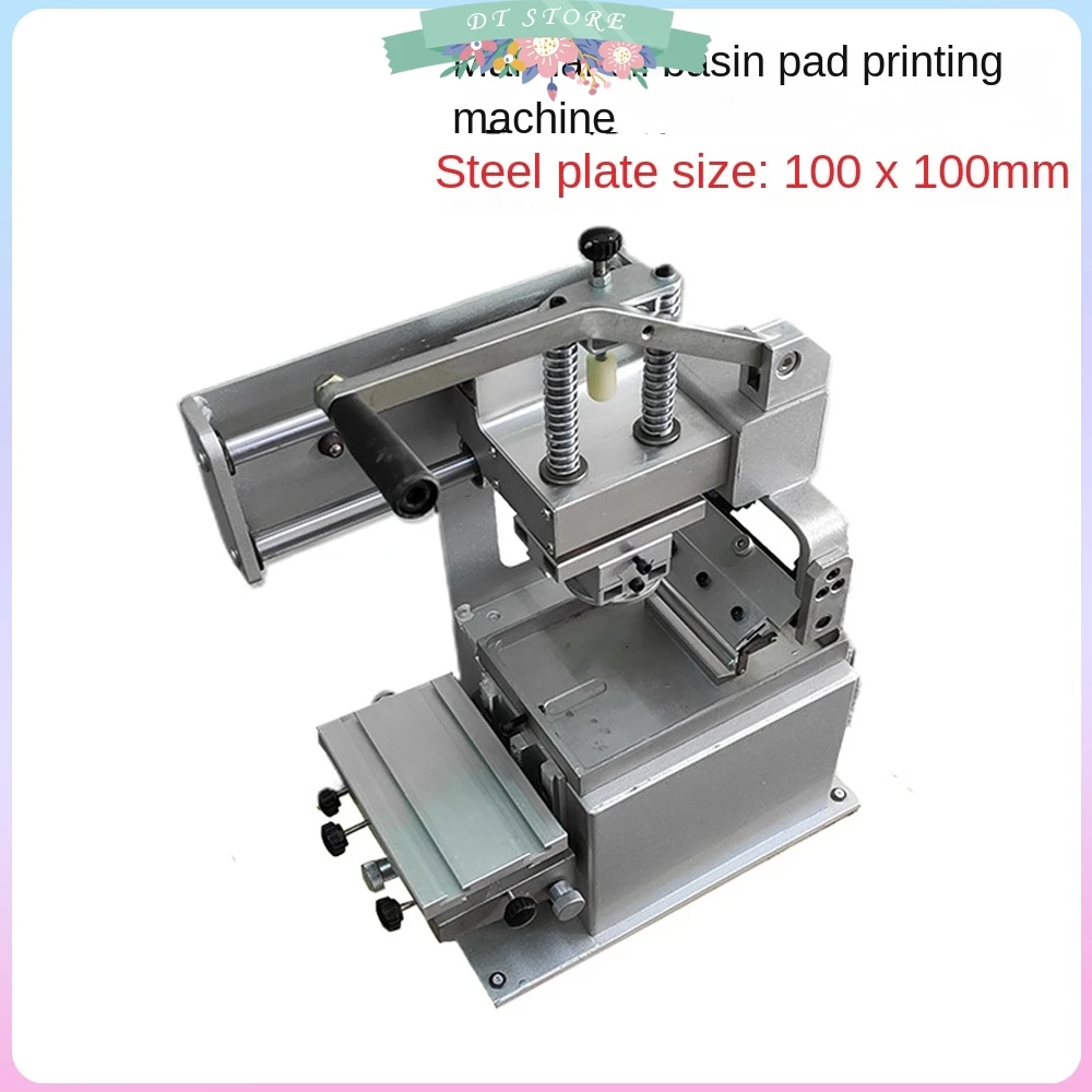 Manual Pad Printing Machine Company Logo Printer Equipment Single Color Oil Stamping Printer Design Die Board Pad Head