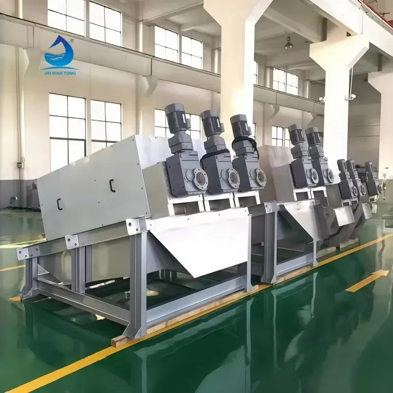 Volute Screw Press Sludge Dewatering Machine Industrial Automatic Sludge Dehydrator for Wastewater Treatment Plant Mud Slurry