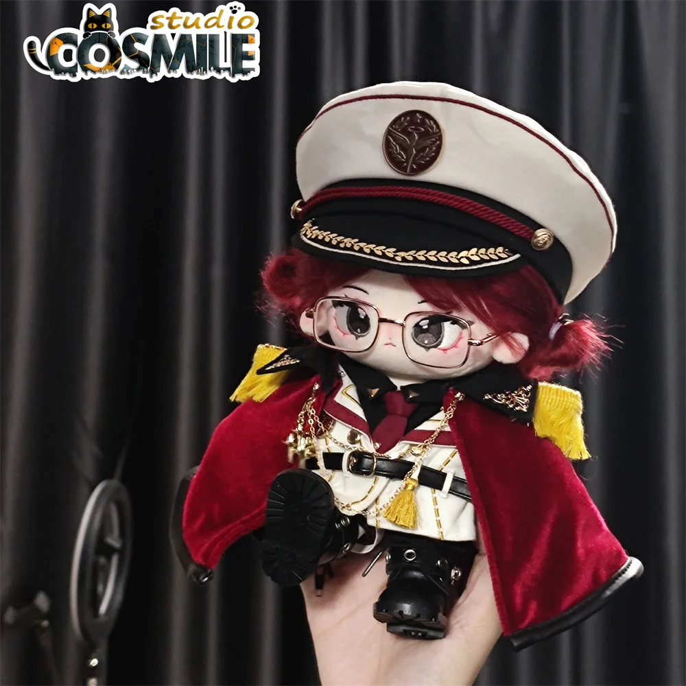 European Royal General Classical Elegant Prince Knight Chief Long Cloak for 20cm 30cmPlush Doll Clothes Clothing Costume DJ Dec