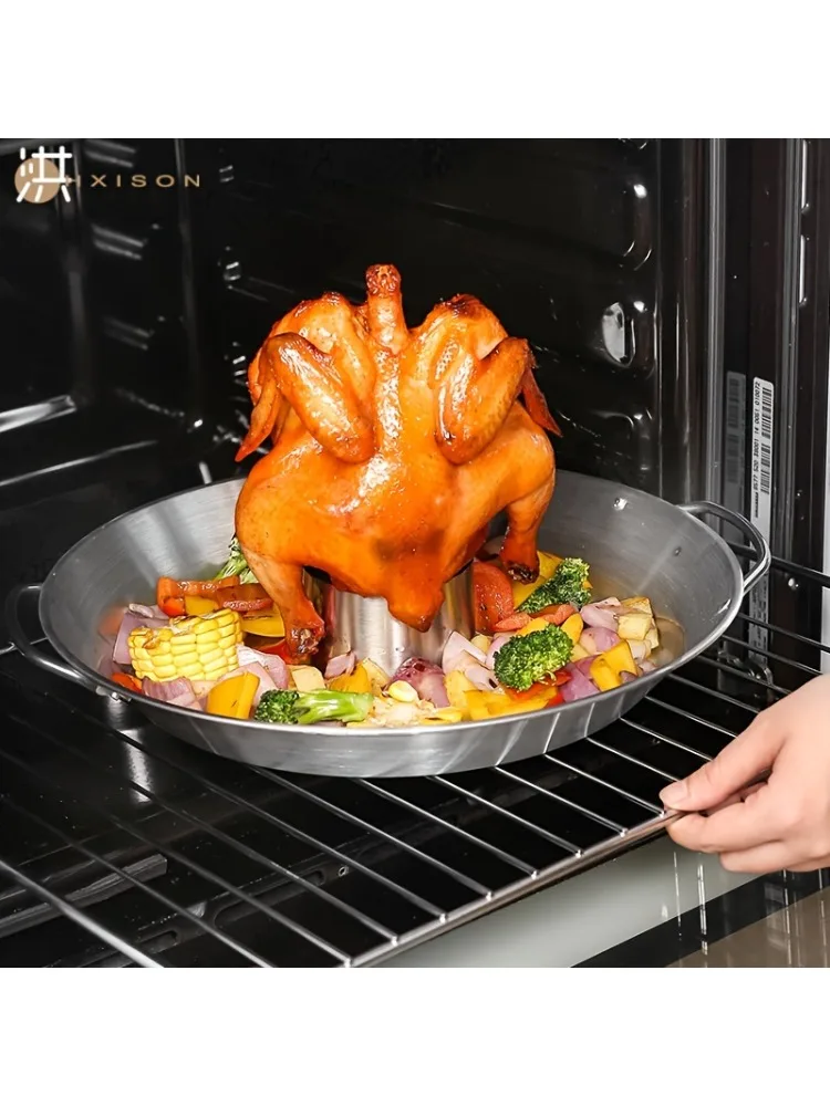 Grand gril à dinde en acier inoxydable, 1 pièce, parfait pour le Barbecue avec une cuisine en plein air, outils de gril durables