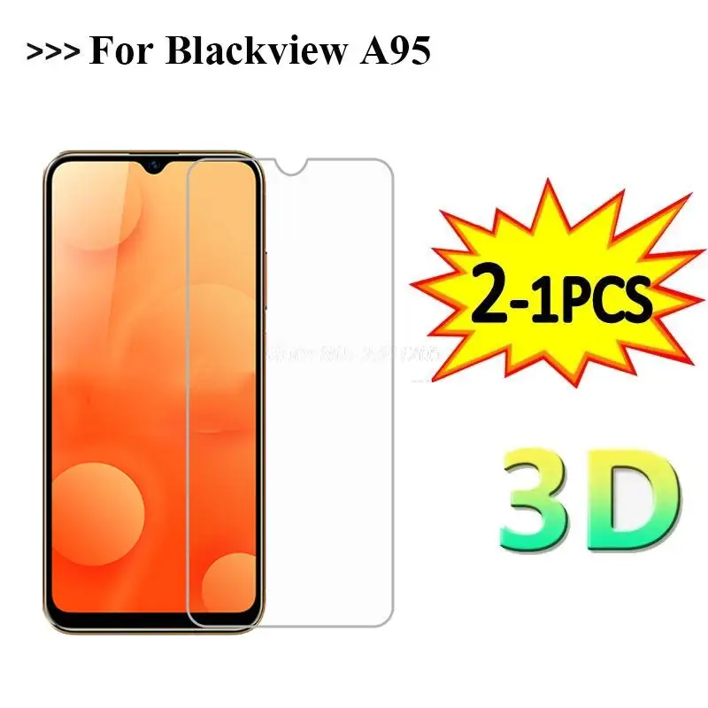 

2-1PC Protective Glass for Pelicula Blackview A95 чехол Tempered Glass on Smartphone BlackviewA95 A 95 Blackview Screen Protetor