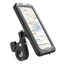 NEW Bike Phone Mount MTB Waterproof Cell Phone Holder 360 Rotation Motorcycle Electric Phone Holder for 4-7 inch Smartphones