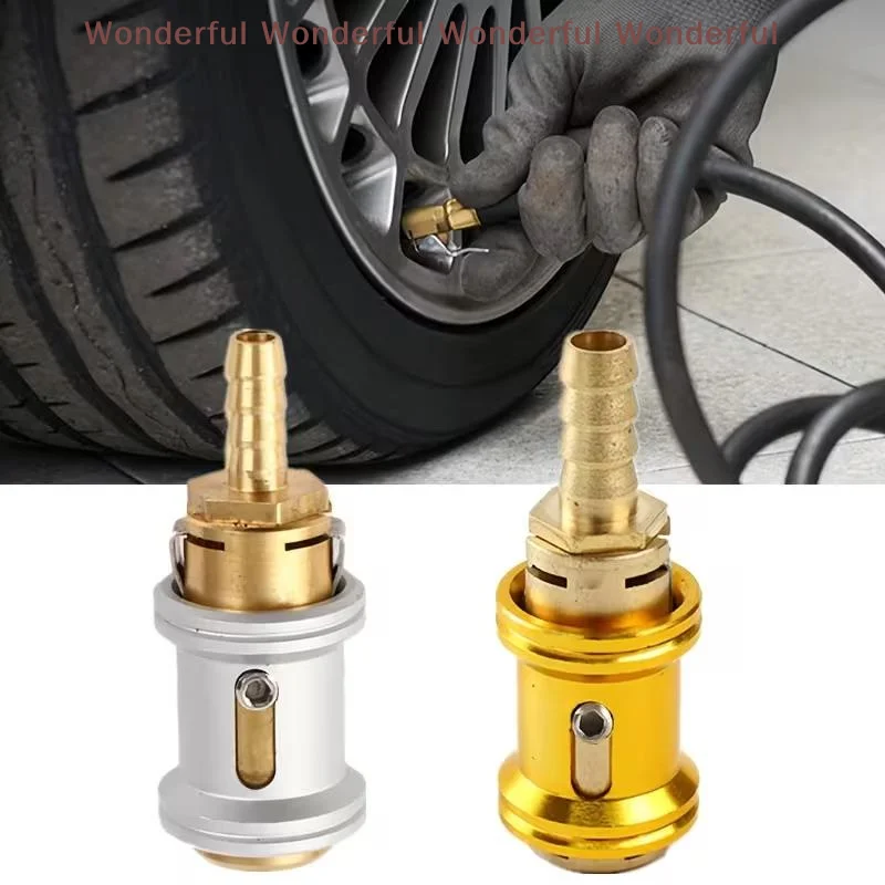 

6.5/8mm Car Tire Valve Clip Pump Nozzle Clamp Solid Brass Air Chuck Inflator Pump Adapter Quick Connect The Inflation Connector