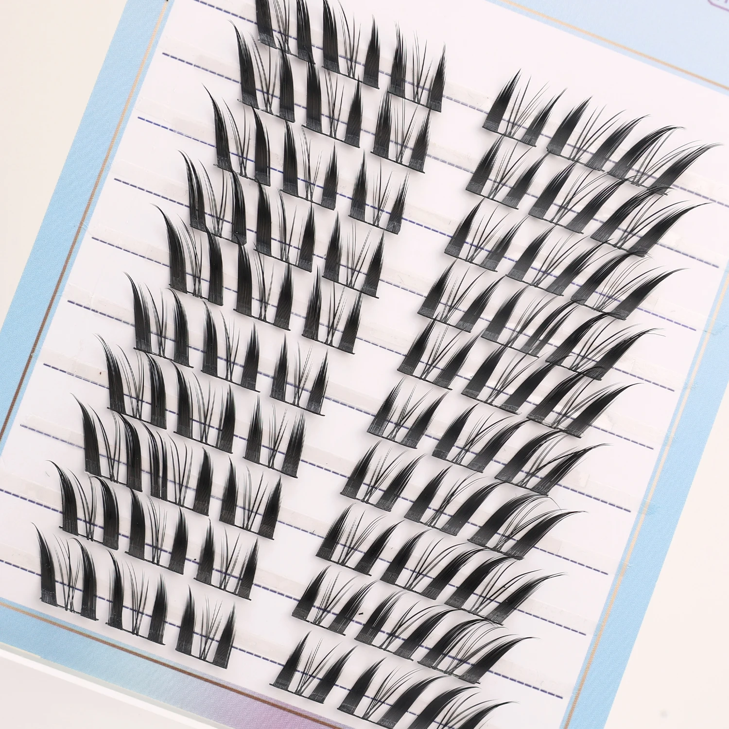 10 Rows Artificial Eye Lashes DIY Korean Manga Make Up Natural Fox Strands Eyelash Individual Sunflowers Eyelash Extension