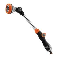 Hose Metal Garden Watering Guns Wand Swivel Ratcheting Head 8 Patterns Spray Gun Sprayer Heavy-Duty Garden Nozzle Water