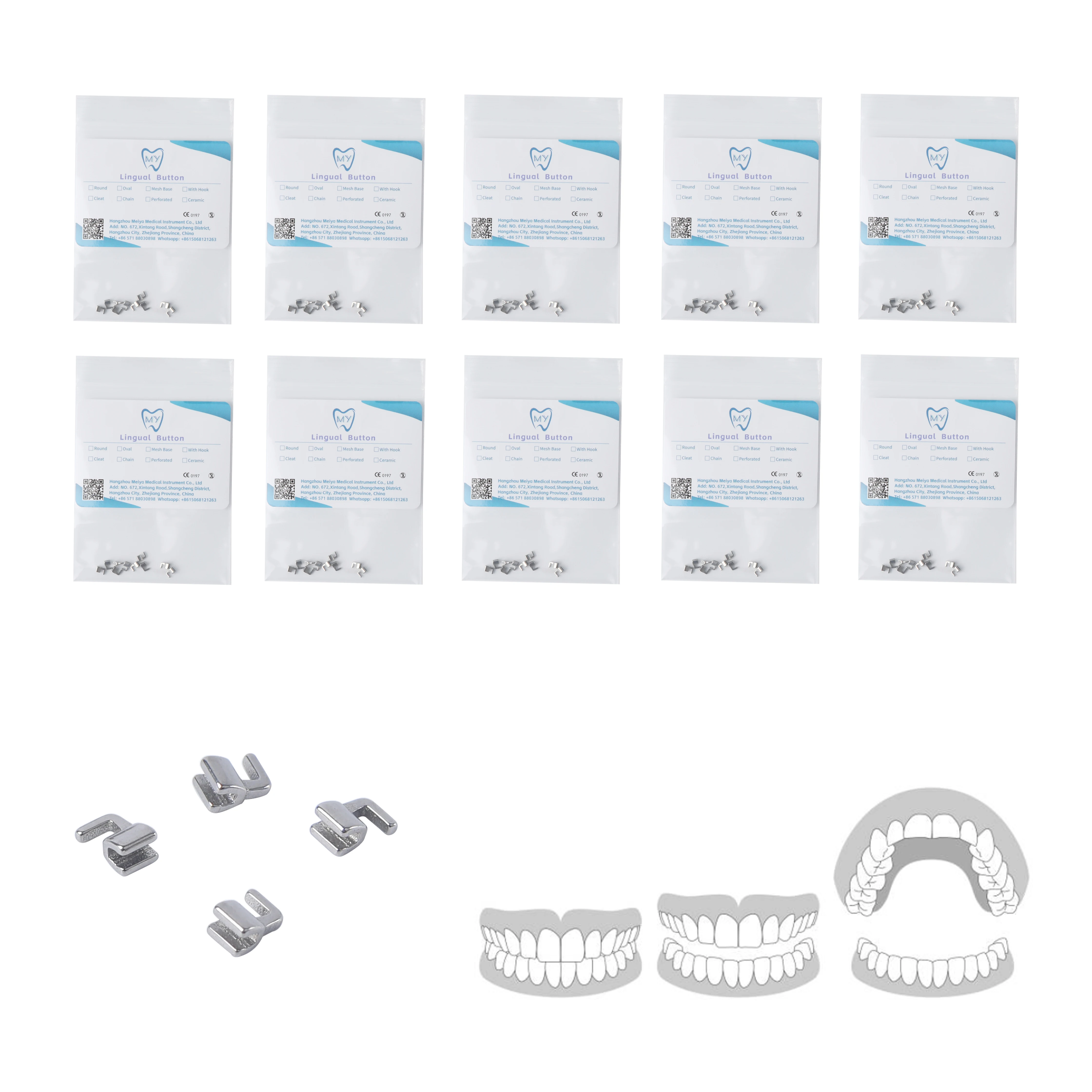 

100 шт. ортодонтический обжимной крючок, скользящий обжимной крючок с изгибом 90 градусов, стоматологический длинный изогнутый обжимной крючок влево и вправо