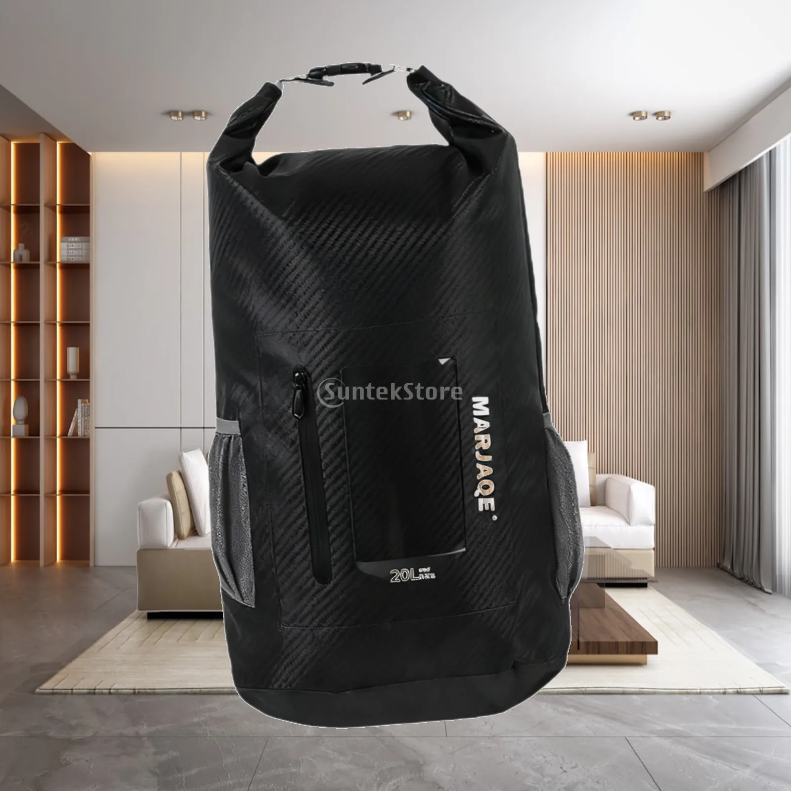 Waterproof Dry Bag, Dry Storage Backpack, Adjustable Shoulder Straps, Lightweight Bag for Open Water, Beach, Camping, Fishing