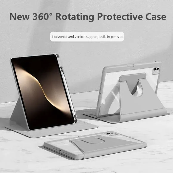 

360 ° Вращающийся чехол для Honor MagicPad 3 Pro 13,3 дюйма 2025 GT Pro 12,5 Pad 10 9 12,1 MagicPad 3 2 X9a V9 X8a X9 со слотом для ручки