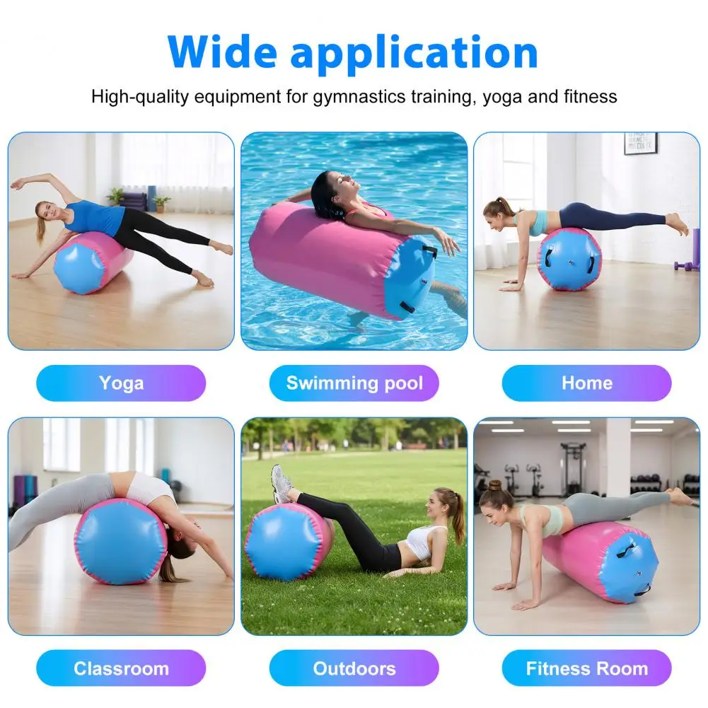 Gymnastics Barrel Balance Soft Trainer Gymnastics Tumbling Equipment For Fitness Training Home Yoga Gym Indoor Outdoor Practice