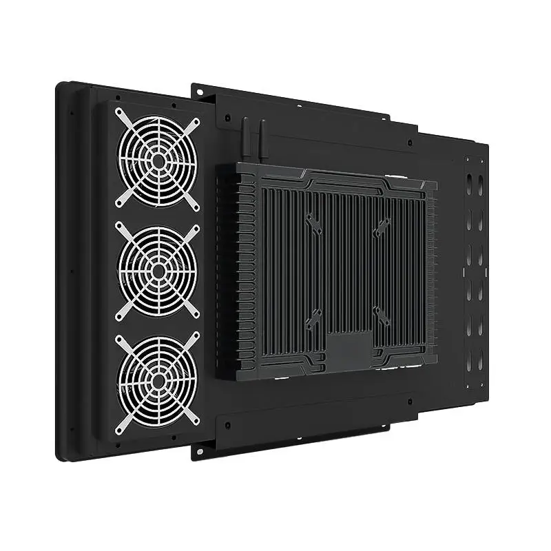New Customized Embedded Thin Frame Industrial Touch Panel PC All in One 10.4'' to 27'' Aluminium IP65 1920x1080 I3