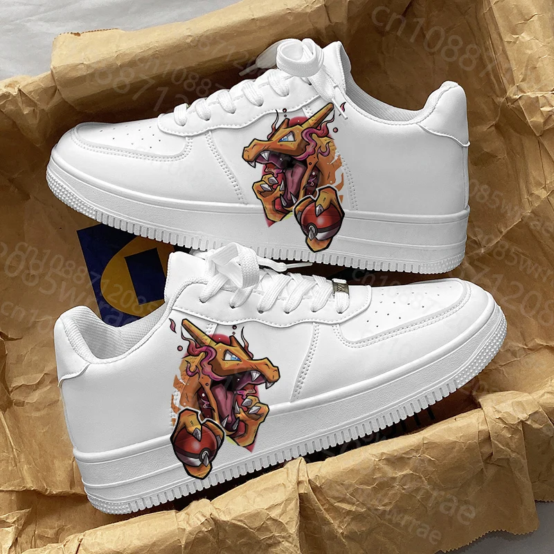 أحذية البوكيمون الكرتونية المراهقات الفتيان عالية أعلى في الهواء الطلق كرة السلة الرياضة عارضة الرجال امرأة أحذية 3D طباعة أحذية رياضية