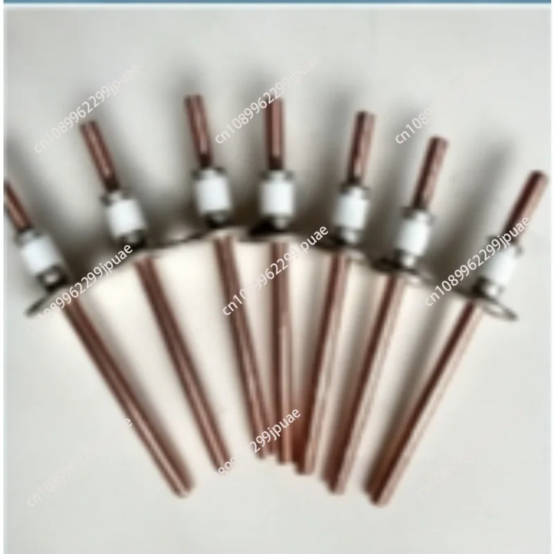 Custom UHV KF40 Ceramic Feedthrough Brazed Electrode High Voltage Insulation Hermetic Seal Vacuum Lead Penetrator Parts