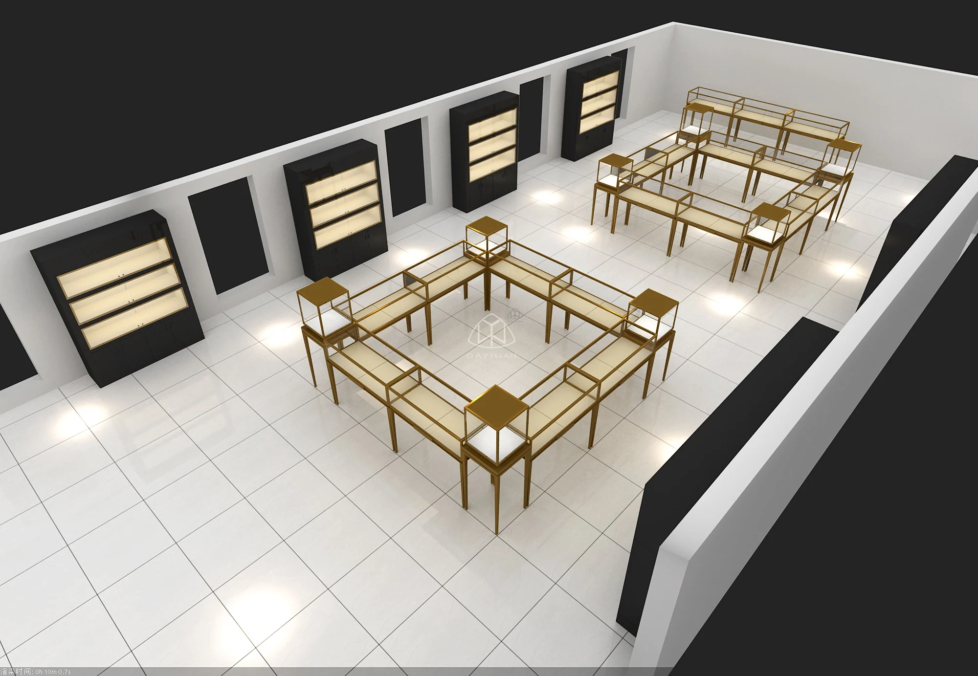 11 Wood Glass Showcase Fashion Jewelry Shop Display Decoration Vitrine  Bijouterie Smart Watch Display Showcase