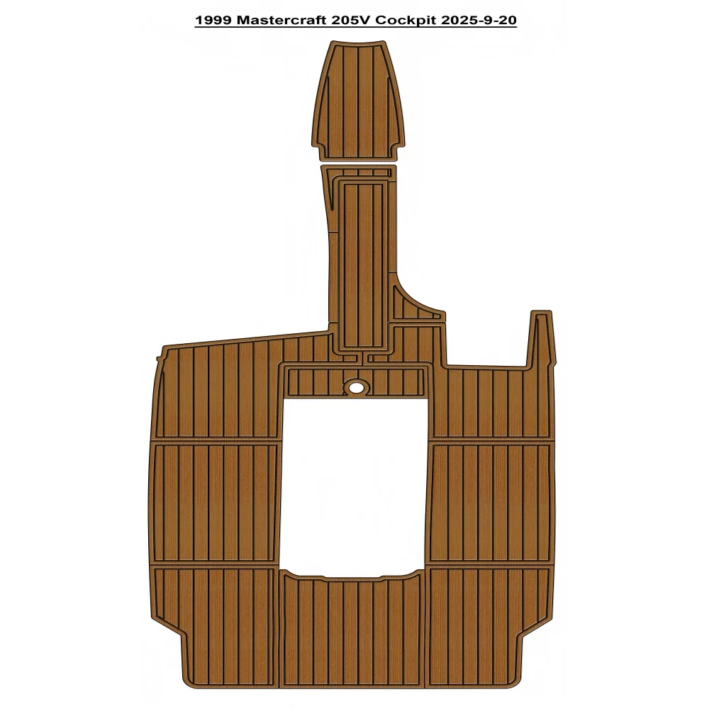 

1999 MasterCraft 205V Cockpit Pad Boat EVA Teak Floor SeaDek Gatorstep Style Self Adhesive dwsesdfszg56ryy