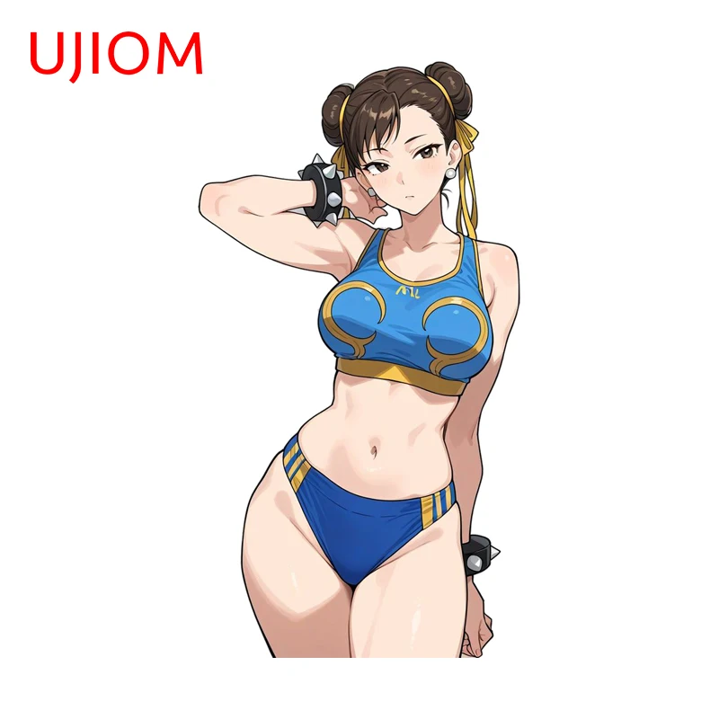 UJIOM Bikini Chun Li Wall Sticker Computer Case Waterproof Picture PVC Decal Delicate Wallpapers For Bedroom Toilet Items
