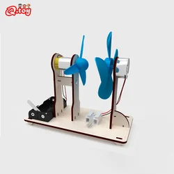 DIY Wind Driven Generator Model STEM Technologia Science Toys Experimental Tool Kit Learning Educational Teaching Aids for Kids