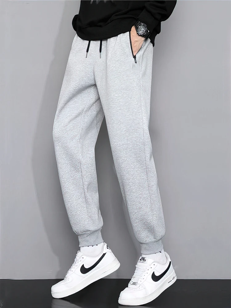 سستة جيب عارضة Sweatpants الرجال رياضة رياضة عداء ببطء السراويل تشغيل فضفاضة طويلة السراويل اللياقة البدنية في الهواء الطلق أربعة مواسم أسود رمادي