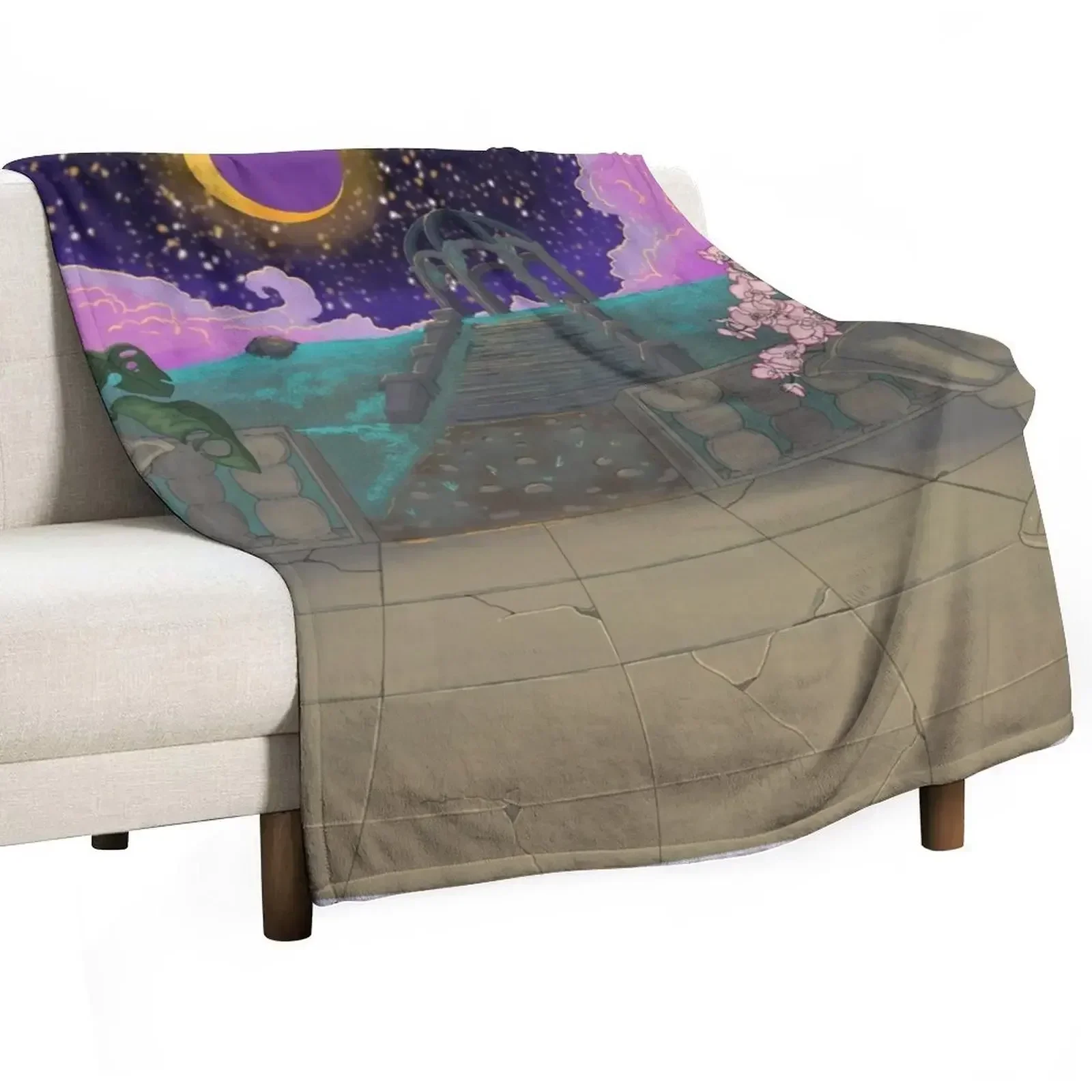 

Garden under the stars Throw Blanket for sofa Soft Beds Luxury Throw Blankets