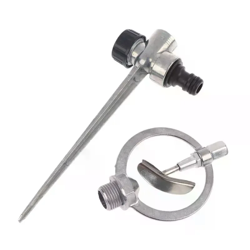 1/2'' Aluminum Alloy Butterfly Head Irrigation Sprinkler 360 Rotary Garden Lawn Field Landscape Agricultural  Nozzle