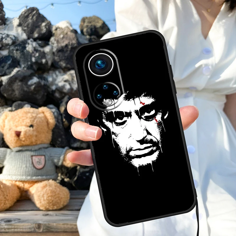 Scarface Al Pacino Tony Montana Phone Case For Honor 90 Lite 50 70 Magic 5 6 Pro X6 X7 X8 X9 X6a X7a X8a X9a X9b X8b Cover