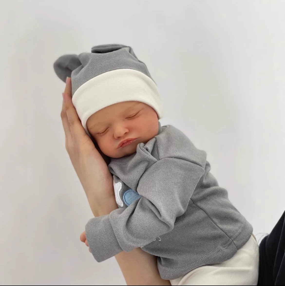 Muñeca Reborn realista Rosalie de 18 pulgadas: recién nacido realista hecho a mano con piel 3D y venas visibles, regalo de cumpleaños para niños