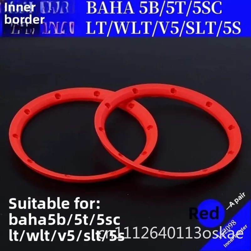 BAHA/5B/5T/LT/BAJA/LOSI 5T RC car, tires, inside/outside, bezels, pressure rings